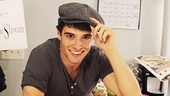Corey Cott tips his hat to all the wonderful Fansies that came out to support his first performance. 