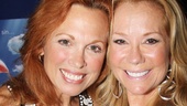 Gifford gets cheek to cheek with her show’s star, Carolee Carmello, who plays evangelist Aimee Semple McPherson.