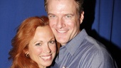 It’s love! Carolee Carmello gets close with the dashing Edward Watts, who plays her first husband—and her third husband!