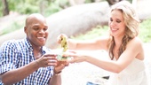 We get the feeling this is just one of many lunches these two have shared!