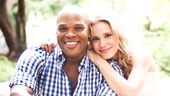 Michael James Scott and Jessica Rush are ready for their midday picnic in Central Park!