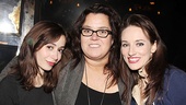 O’Donnell is flanked by Milioti and Once’s other Tony-nominated actress, Elizabeth A. Davis.