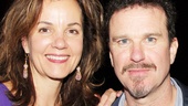 Douglas Hodge receives a happy welcome from the delightful Margaret Colin, who last appeared on Broadway in The Columnist.