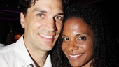 The couple let the sun shine in as the Hair revival returned to Broadway with a new cast on July 13, 2011.