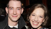 Carrie Coon’s brother Aaron wouldn’t miss his sister’s Broadway debut! 