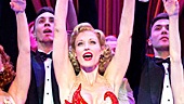 Rachel York as Reno Sweeney and the cast of the national tour of Anything Goes.