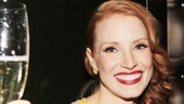 Cheers to a fantastic opening night! See Jessica Chastain in The Heiress at the Walter Kerr Theatre.