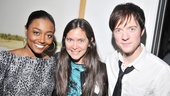 Diane Paulus is all smiles with Pippin stars Patina Miller and Matthew James Thomas. See it at A.R.T. beginning December 5. 