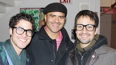 Darren grabs one last Cotton Club photo with In the Heights original cast members Christopher Jackson and Lin-Manuel Miranda. 