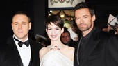 Les Miserables London premiere – Russell Crowe – Anne Hathaway – Hugh Jackman