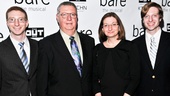 Bare – Opening Night – Brian Clementi – Joe Clementi – Jane Clementi – James 