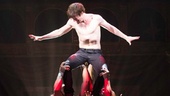 Matthew James Thomas as Pippin in Pippin.