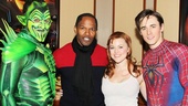 Jamie Foxx at 'Spider-Man' - Robert Cuccioli - Jamie Foxx - Rebecca Faulkenberry - Reeve Carney