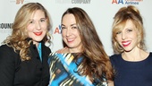 Picnic’s schoolteacher trio Cassie Beck, Elizabeth Marvel and Maddie Corman get in close for a photo.