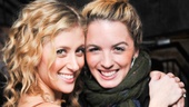Caissie Levy shares the big night with her Broadway Bestie, former Hair co-star Kacie Sheik.