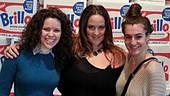 Carlson-Goodman and her castmates, Rachel Rincione and Hannah Shankman, get pretty dirty in Les Miz. The ladies scrub off their Paris grime at the Andy Warhol Museum by a mountain of vintage Brillo boxes.