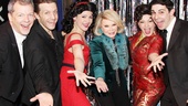 Joan Rivers at ‘Forbidden Broadway’ — David Caldwell — Scott Richard Foster — Natalie Charle Ellis — Joan Rivers — Jenny Lee Stern — Marcus Stevens