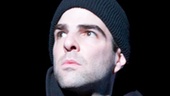Zachary Quinto as Tom in Glass Menagerie.