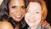 Twelfth Night alums Audra McDonald and Julie White are all smiles at the gala.