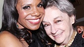 Master Class alums Audra McDonald and Zoe Caldwell, who earned Tony Awards as opera student Sharon Graham and Maria Callas, respectively, reunite at the gala. McDonald named her daughter Zoe after the Broadway legend!