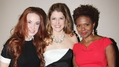 Look at those leading ladies! Sierra Boggess, Nicole Parker and LaChanze dazzle the crowd at MCC Theater’s 2013 Miscast Gala. 