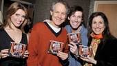 Drood cast members Janine DiVita, Jim Walton, Andrew Samonsky and Stephanie J. Block are all smiles as they present their brand new cast album.