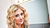 Caissie Levy gets ready to take the stage in her 54 Below concert debut.