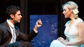 Adam Kantor as Jamie and Betsy Wolfe as Cathy in The Last Five Years. 