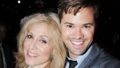 On hiatus from NBC’s The New Normal, Andrew Rannells toasts to Judith Light at the party.