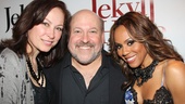 Jekyll & Hyde composer Frank Wildhorn finds himself flanked by the original Broadway Lucy (Linda Eder) and Broadway’s current Lucy (Deborah Cox). 