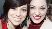 Picture perfect! Smash player Krysta Rodriguez and Cinderella star (and Broadway.com Audience Choice Award nominee!) Laura Osnes look gorgeous.