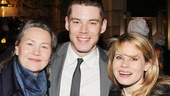 Cherry Jones, Brian J. Smith and Celia Keenan-Bolger, stars of The Glass Menagerie at the American Repertory Theater in Cambridge, reunite on opening night of Macbeth.