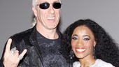 Dazzling leading lady Valisia LeKae shines backstage with Dee Snider.