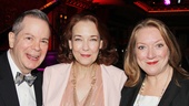Three of the funniest actors in New York line up for a photo: Cinderella’s Peter Bartlett and Harriet Harris and Vanya Tony nominee Kristine Nielsen.