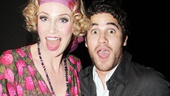 Broadway alum Darren Criss is on hand for his Glee co-star Jane Lynch’s big opening night on Broadway.