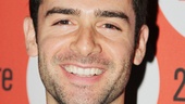 Fresh from his sold-out run in The Last Five Years at Second Stage, Adam Kantor flashes a smile on the red carpet.
