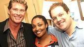 Celebs at Avenue Q - David Hasselhoff - Natalie Venetia Belcon - Jordan Gelber