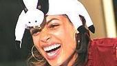 Rent Film Cast on Today Show - Rosario Dawson (cow hat)