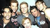 Anthony Rapp at Altar Boyz/Andy Karl Final Perf - Ryan Duncan - Andy Karl - Anthony Rapp - Danny Calvert - David Josefsberg - Scott Porter