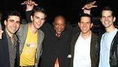 Quincy Jones at Jersey Boys - John Lloyd Young - Daniel Reichard - Quincy Jones - Christian Hoff - J. Robert Spencer