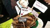 Anthony Rapp Book Signing - cake display for Anthony Rapp
