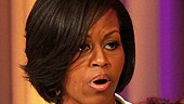 After the performance, Obama stepped onstage to address the crowd, which included the proud mothers of many of the kids. 
