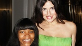 Wicked Tony winner Idina Menzel donned green once again to wow the crowd with “Defying Gravity.” Here, she poses with young Assata Alston, who sang “Gimme Gimme” from Thoroughly Modern Millie.
