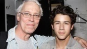 Terrence Mann and Nick Jonas sure had a lot to discuss—both are veterans of Broadway hits Beauty and the Beast and Les Miserables!