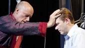 Frank Wood as Roy Cohn and Bill Heck as Joe Pitt Angels in America.