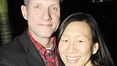 What a pair! Language director Mark Brokaw and playwright Julia Cho enjoy a well-earned opening night celebration. 