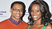 Memphis’ Derrick Baskin reunites with his Little Mermaid co-star Zakiya Young. 