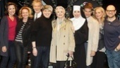 The sisterhood of Jennifer Van Dyck, Alison Fraser, Charles Busch, Julie Halston, Jonathan Walker, Marcy McGuigan and director Carl Andress welcome the divine stars to their family.