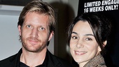 Paul Sparks, who co-stars with Michael Shannon on HBO's Boardwalk Empire, enjoys the night with wife Annie Parisse. 