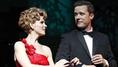 Kelli O'Hara as Ella Peterson and Will Chase as Jeffrey Moss in Bells Are Ringing.